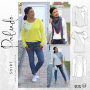 E-book drei eM's shirt Paludo + gratis plotbestand + gratis sjaal, Duits