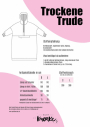 Patron poncho de pluie femme pdf Trockene Trude Echt Knorke, en allemand
