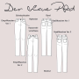 E-Book Einfach anziehend Der blaue Pfad 16-31 High Waist Jeans Damen