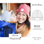 Ebook patron bonnet enfant adulte Maxime Emmilou, en allemand