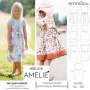 Ebook patron robe enfant Amelie Emmilou, en allemand