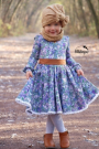 Ebook patron robe enfant Amelie Emmilou, en allemand