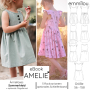 Ebook patron robe enfant Amelie Emmilou, en allemand