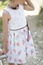 Ebook patron robe enfant Amelie Emmilou, en allemand