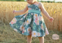 Ebook patron robe enfant Amelie Emmilou, en allemand