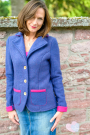 Patron veste femme pdf Paulista 34-46 Erbsünde, en allemand