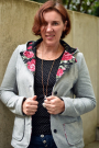 Patron veste femme pdf Paulista 34-46 Erbsünde, en allemand