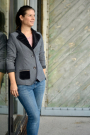 Patron veste femme pdf Paulista 34-46 Erbsünde, en allemand