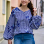 E-book Erbsünde Damen Bluse Petunia, Duits