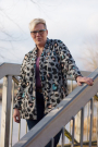 Patron cardigan femme pdf Cardiga Erbsünde, en allemand