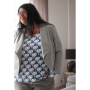 E-Book Erbsünde Damen Jersey Blazer Lilia