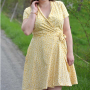 Patron robe cache-coeur femme pdf Aurora Erbsünde, en allemand