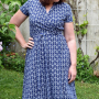 Patron robe cache-coeur femme pdf Aurora Erbsünde, en allemand