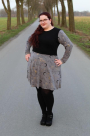 Patron robe femme pdf Petrolina Erbsünde, en allemand