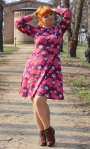 Patron robe femme pdf Petrolina Erbsünde, en allemand