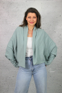 Patron cardigan femme pdf Macapa Erbsünde, en allemand