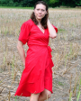 E-Book Erbsünde Wickelkleid mit Rüsche Tijuca 34 - 46