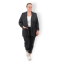 Patron blazer femme pdf Schalkragen Fadenkäfer, en allemand
