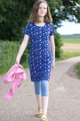Patron robe enfant pdf Isabell Fadenkäfer, en allemand