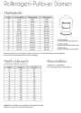 Patron pullover femme pdf Fadenkäfer, en allemand