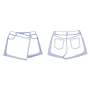 E-book Fibre Mood Skort Bruna, Nederlands