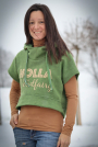Patron Supplément pour sweat crop top femme pdf Pinia femme Firlefanz, en allemand