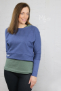 Patron Supplément pour sweat crop top femme pdf Pinia femme Firlefanz, en allemand
