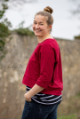 Patron Supplément pour sweat crop top femme pdf Pinia femme Firlefanz, en allemand