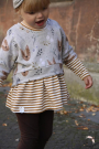 Patron Supplément pour sweat crop top enfant pdf Pinio Mädchen Firlefanz, en allemand