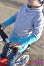 Patron sweat-shirt manches chauve-souris enfant pdf Pinio Firlefanz, en allemand