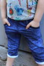 Patron jean/pantalon jogging /short enfant pdf Wilde Möhre Firlefanz, en allemand