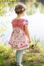 Patron robe / tunique enfant pdf Rosentanz Firlefanz, en allemand