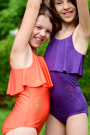 Patron maillot de bain enfant pdf Strandflieder Firlefanz, en allemand