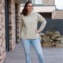 E-book Four Chapter Das geknotete Damen Drüberding Hoodie, Duits