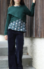 Patron pantalon enfant pdf ToMa(te) Wide Leg Four Chapter, en allemand