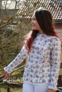 Patron blouse femme pdf Ella Frau Schnitte, en allemand