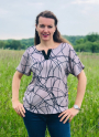 E-Book Frau Schnitte Shirtblouse Bente mt. 36-46, Duits