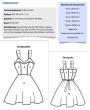 Patron robe femme pdf Gloria Hanna Louise, en allemand