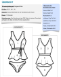 Patron tankini femme pdf Daisy Hanna Louise, en allemand