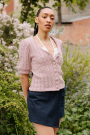 E-Book JULIANA MARTEJEVS Cardigan mit kurzen Puffärmeln