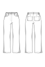 E-book JULIANA MARTEJEVS Jeans Hose Culotte, Duits