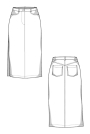 E-Book JULIANA MARTEJEVS Jeans Skirt, english