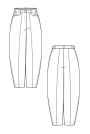 E-book JULIANA MARTEJEVS Karottenhose The Quinn Pants, Duits