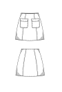 Patron jupe femme pdf The Lilly Skirt Mini Juliana Martejevs, en allemand