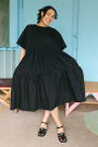 E-Book JULIANA MARTEJEVS Sommerkleid mit Rüschen Midikleid
