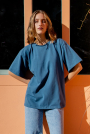 E-book JULIANA MARTEJEVS T-Shirt Oversized Jersey Oberteil, Duits