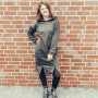 E-Book JusAsuj Damen Oversized Kleid und Pullover Pomodoro, duits