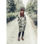 E-Book JusAsuj Damen Oversized Kleid und Pullover Pomodoro, duits