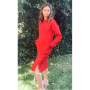 E-Book JusAsuj Damen Oversized Kleid und Pullover Pomodoro, duits