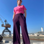 E-book JusAsuj Dames Blouse Cranberry Modell 516, Duits